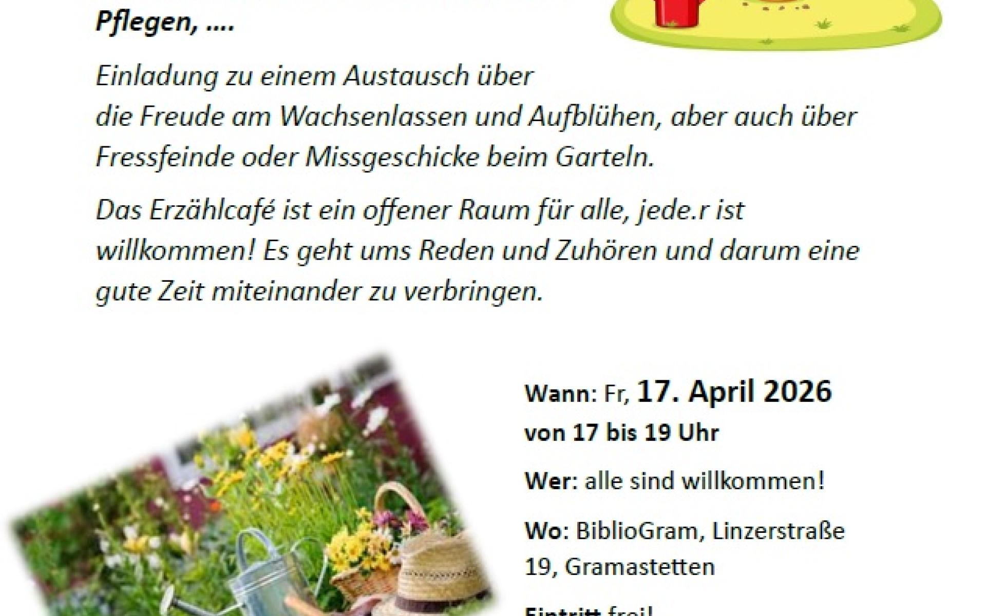 Erzählcafé "Mein Garten Eden"