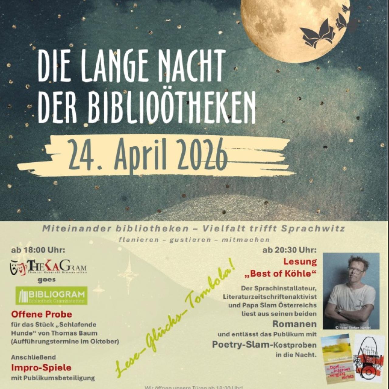 Die lange Nacht der BibliOÖtheken